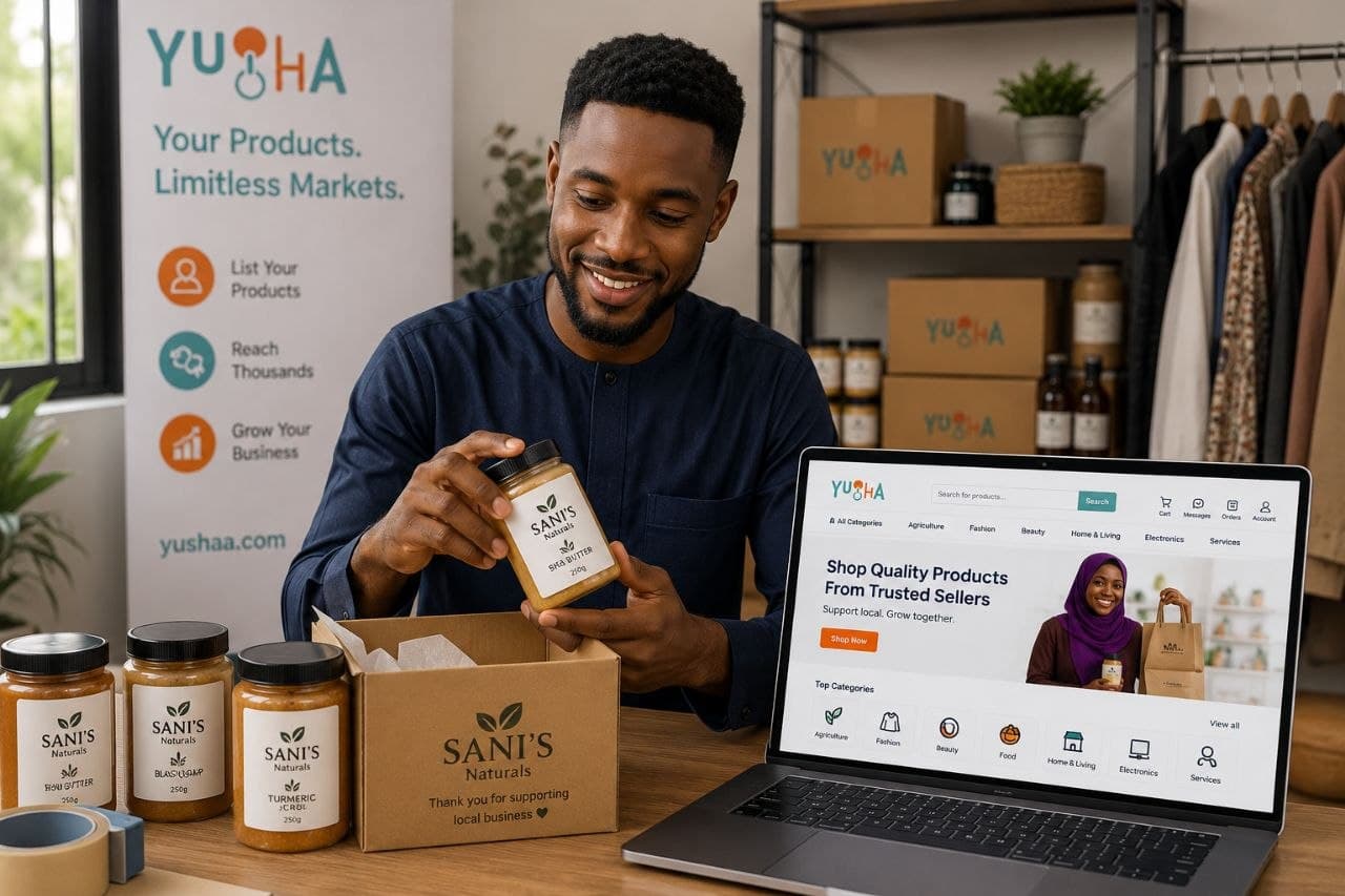 Seller reaching customers through the marketplace